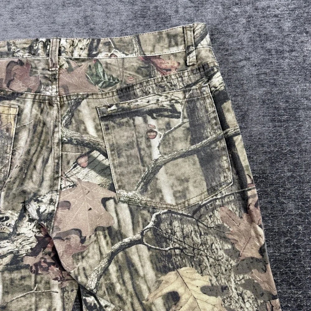 Mossy Oak Break-Up Infinity Pants Men's 38x30 Green Camo Hunting‎ Cotton Outdoor